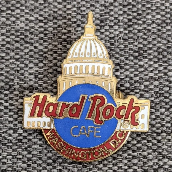 Vintage Hard Rock Cafe Souvenir Pin Washington, D.C. - Picture 4 of 4